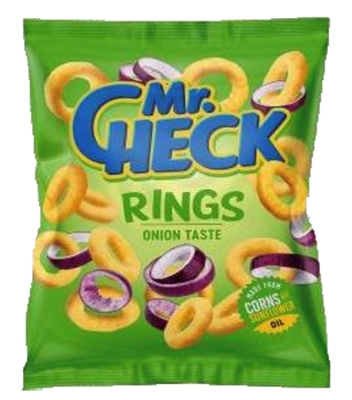 Picture of ZMFOOD - Corn snacks Mr.Check onion Rings,  150g (box*15)