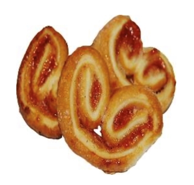 Picture of FUTURUS FOOD - Cookies "Ears" with jam, 2kg £/kg