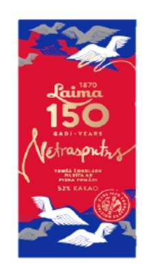 Picture of LAIMA - Laima Dark chocolate "Vētrasputns", 108g (box*11)