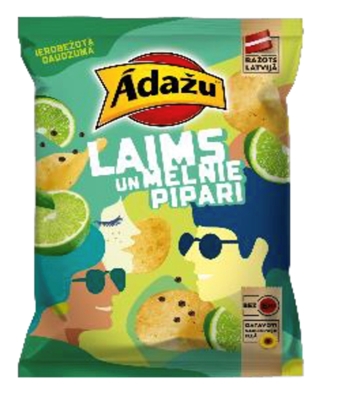 Picture of ADAZU - Chips Lime and black pepper 150g (box*18)