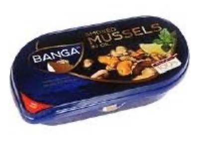 Picture of Banga - Smoked mussels in oil / Mīdijas kūpinātas eļļā, 170g (box*8)