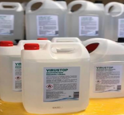 Picture of LIVONIA - VIRUSTOP disinfection for areas and hands 4.95L