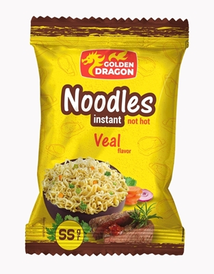 Picture of FUTURUS FOOD - Noodles with veal flavour ,Golden Dragon 55g (box*104)