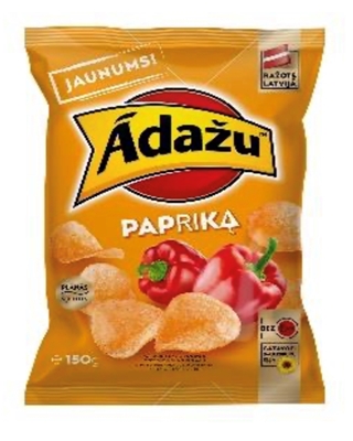 Picture of ADAZU - Chips Paprika flavour 150g (box*18)
