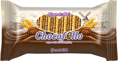Picture of GRANEX - Waffles with cacao filling "Chocofello" 440g (box*12)