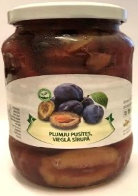 Picture of AVI TRADE - Plums in syrup, 720ml (box*12)