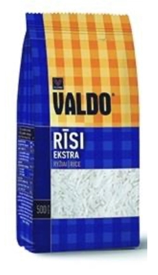 Picture of VALDO - Rice 'EKSTRA' fasēti 0,5 kg p/m (in box 12)