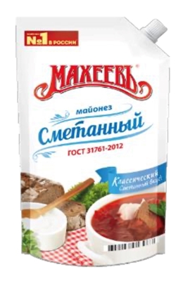 Picture of MAHEEV -Mayonnaise "Sour cream" 50.5% Maheev, 400ml (box*