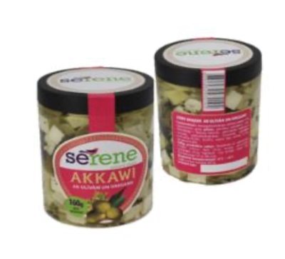 Picture of Serenes piens - Akkawi cheese with olives and oregano 160g (box*6)