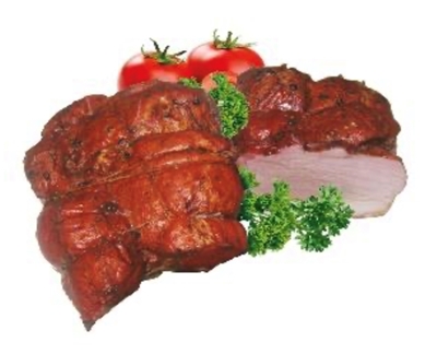 Picture of VIGESTA - Hot Smoked Ham "Bajoriškas", ±500g  £/kg