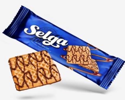 Picture of LAIMA - Cookies SELGA glazed with choc. 230g (box*14)