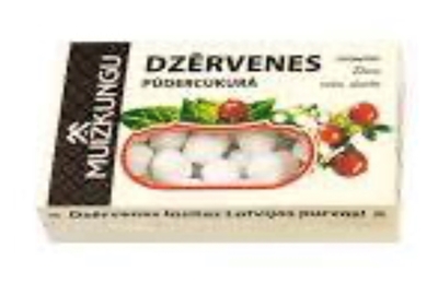 Picture of LEVERSA - Muizkungu Cranberries in powdered sugar 100g (box*20)