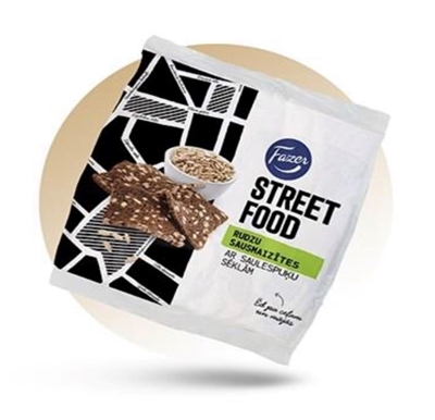 Picture of FAZER - Dried Rye bread with sunflower seeds 120g (box*20)