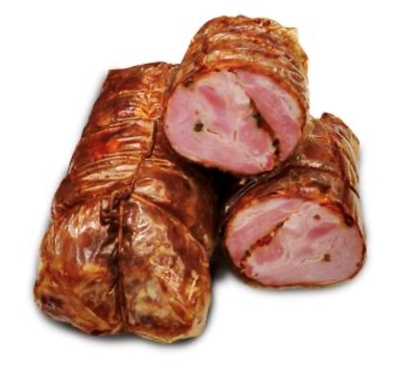 Picture of DESU FABRIKA -Hot Smoked Pork Rullet "Kurzemes", ~1kg £/kg