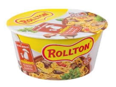 Picture of ROLLTON - Instant noodles ROLLTON with mushrooms cup 75g (box*24)