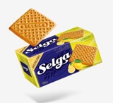Picture of LAIMA - SELGA biscuits with lemon taste 180g (box*48)