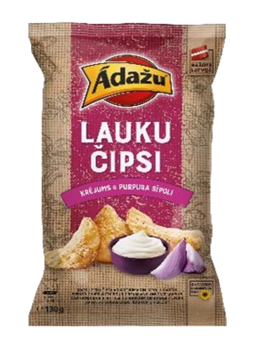 Picture of ADAZU - Country chips Sour cream & Red Onion 130g (box*10)