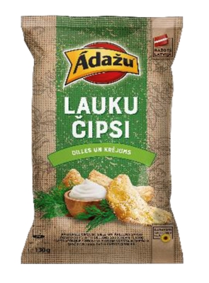 Picture of ADAZU - Country chips Sour cream & Dill 130g (box*10)