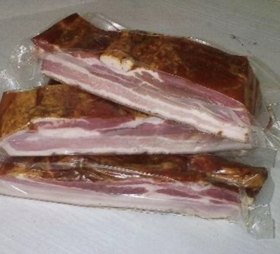 Picture of BM - Cold smoked bacon, ±500g £/kg