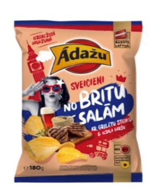 Picture of ADAZU - Chips grilled steak and malt flavour 180g (box*18)