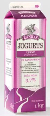 Picture of RANKAS PIENS - Drinking Yoghurt With Blackcurrant Taste, 1L