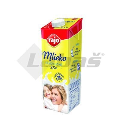 Picture of FULL FAT MILK DURABLE 1l 3,5% RAJO (box*12)