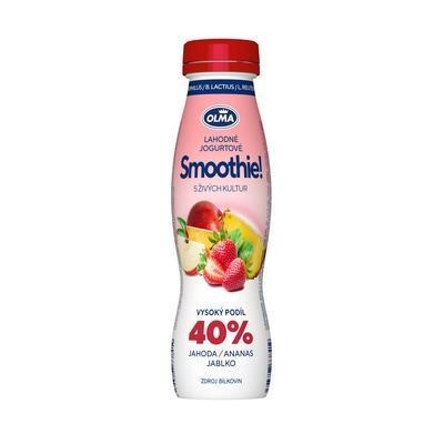 Picture of BEVERAGE SMOOTHIE STRAWBERRY-PINEAPPLE-APPLE 320g OLMA