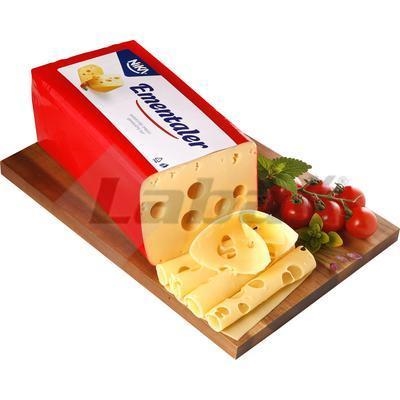 Picture of BRICK EMENTAL CHEESE NIKA approx. 3.7 kg / WEIGHT /
