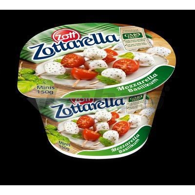 Picture of ZOTTARELLA MINIS CHEESE WITH BASIL 150g ZOTT