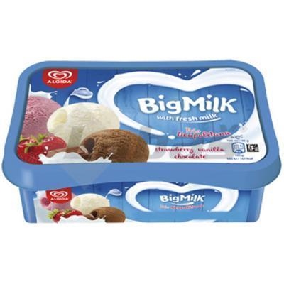 Picture of FROZEN ICE CREAM BIG MILK TRIO NEAPOLITANA 1000ml ALGIDA