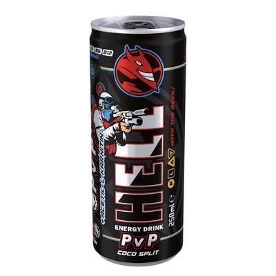 Picture of BEVERAGE ENERGY HELL GAMER PvP PITAHAYA-COCONUT 250ml SHEET METAL