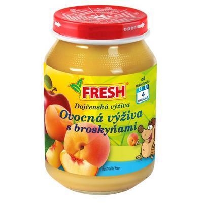 Picture of BABY NUTRITION PEACH 190g FRESH BASIC FROM 4TH MONTHLY