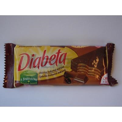 Picture of DIABETA WAFFLES WITH COCOA TEA. WHOLE WIPPED 32g L.HRÁDOK