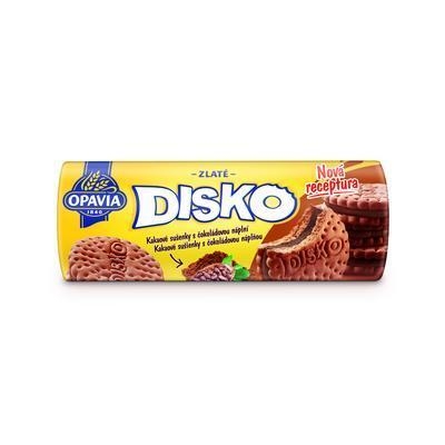 Picture of DISCO COCOA WAFFLES WITH CHOCOLATE FILLING 169g OPAVIA