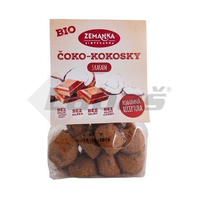 Picture of ORGANIC CHOCOLATE BISCUITS WITH FAIR TRADE CHOCOLATE 100g ZEMANKA