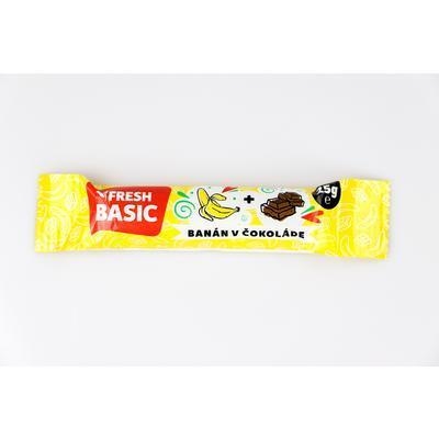 Picture of BANANA STICK IN CHOCOLATE 25g FRESH BASIC