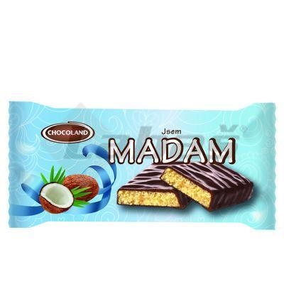 Picture of MADAM BAR WITH COCONUT. FLAVOR IN HOT ICE 100g CHOCOLAND