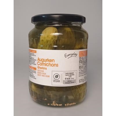 Picture of STERILIZED CUCUMBERS 670g / PP 360g EVERYDAY
