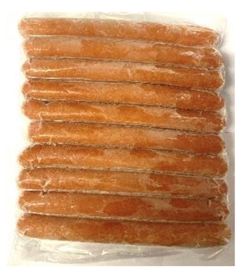Picture of LIDO - Lightly smoked sausages with cheese, 75g (box*50)