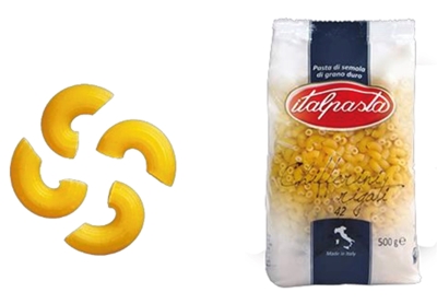 Picture of ITALPASTA - Pasta CHIFFERINI RIGATI Nr 42, 500g (box*24)