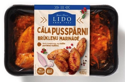 Picture of LIDO - Half chicken wings in cranberry marinade 400g £/pcs