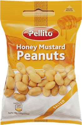 Picture of LIEPAJA - Pellito Peanuts with honey and mustard flavor 50g (box*20)