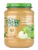 Picture of VITA BABY - Apple natural puree 100 % Sugar Free GLASS 0.19L (box*10)