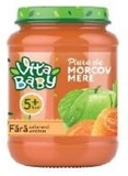 Picture of VITA BABY - Carrot-apple puree 95 % Fruit Part GLASS 0.19L (box*8)