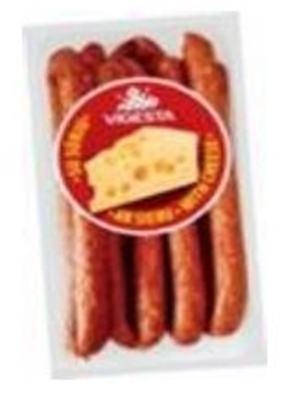 Picture of VIGESTA - Hot Smoked Sausages "Premium" with Cheese, 450g