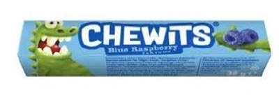 Picture of CHEWITS Košļāj.konfektes "Blue Rasberry" 30g (box*24)