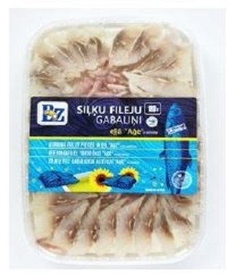 Picture of BZ 97 - Pieces of herring fillets in oil with spices and onions "Aģe" 180g (box*8)