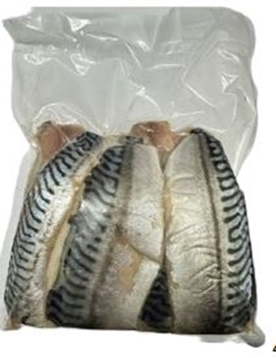 Picture of IRBE -  Lightly salted Mackerel fillet  CLASSIC (skinless), in a vacuum bag, 1.5 kg