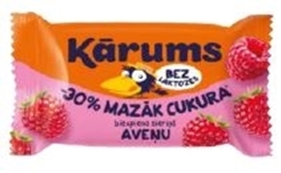 Picture of RPK - KARUMS CURD BARS RASPBERRY LACTOSE FREE LESS SUGAR 40g (in box 40)