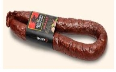 Picture of KURZEMNIEKS - Semi-dry sausage MAJAS MELNAI BARONS 400g